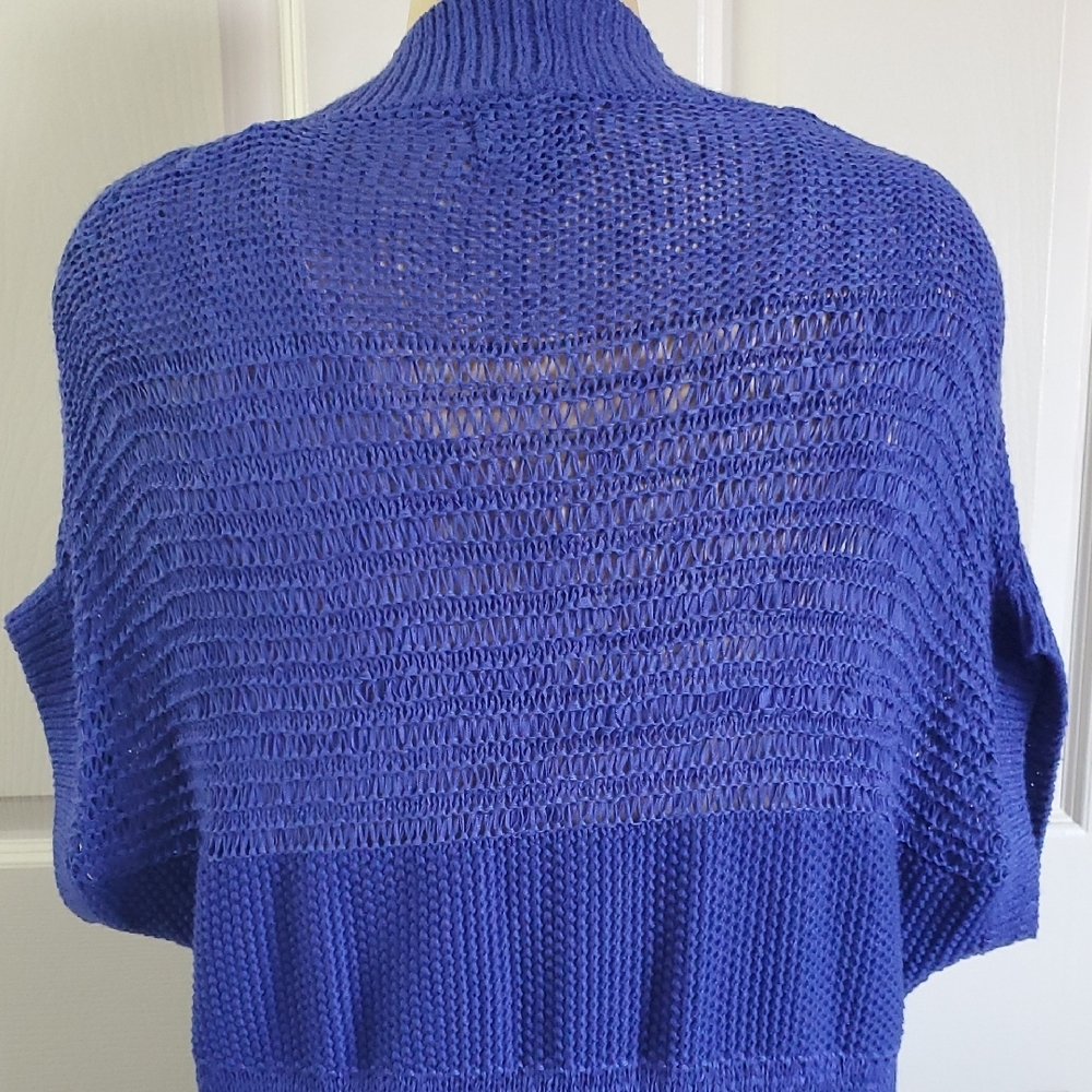 Knit Short Sleeve Sweater - Size L (14-16) - Picture 6 of 11